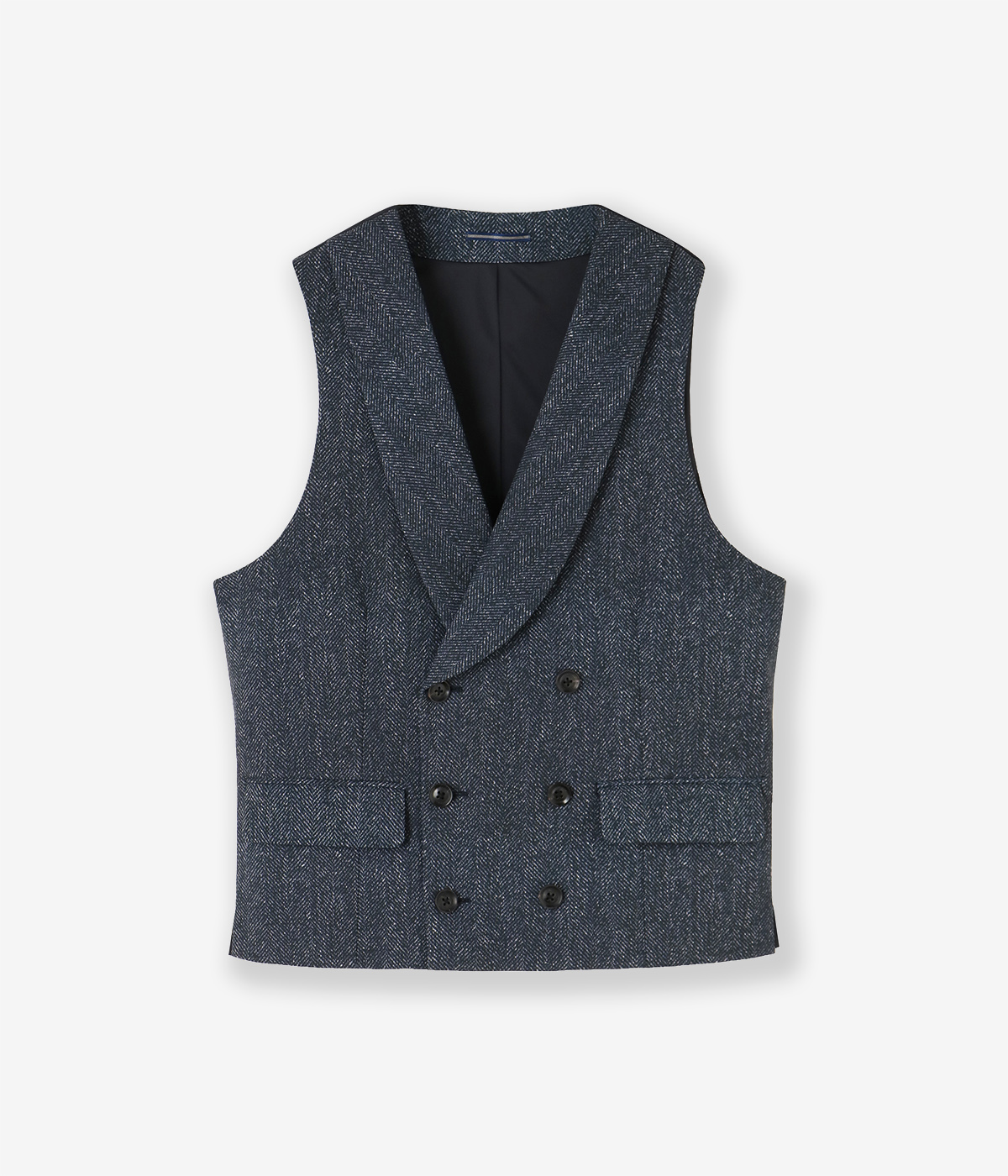 SV53 SHAWL LAPEL VEST | junhashimoto（ジュンハシモト）Official webshop