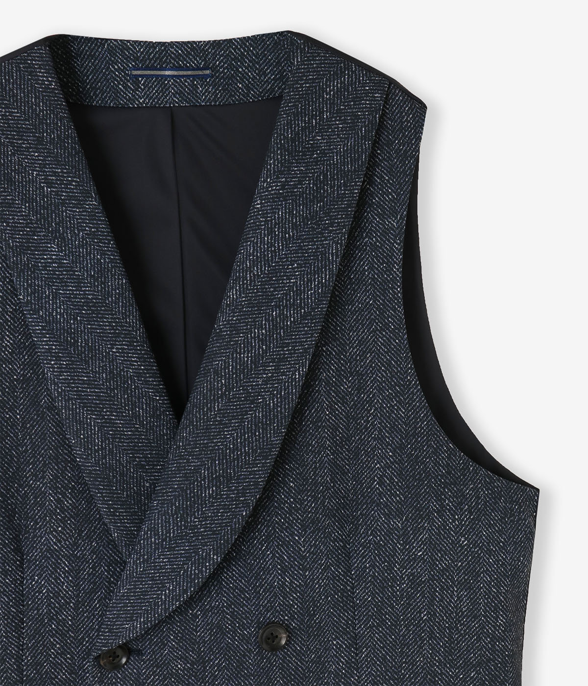 SV53 SHAWL LAPEL VEST | junhashimoto（ジュンハシモト）Official webshop