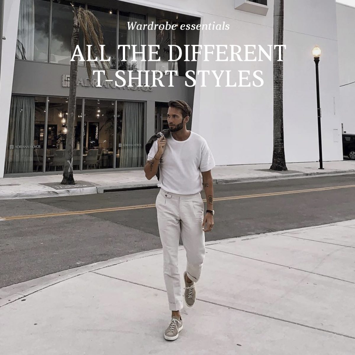 Tシャツのシルエットの違いとは？種類や着こなしのコツを解説