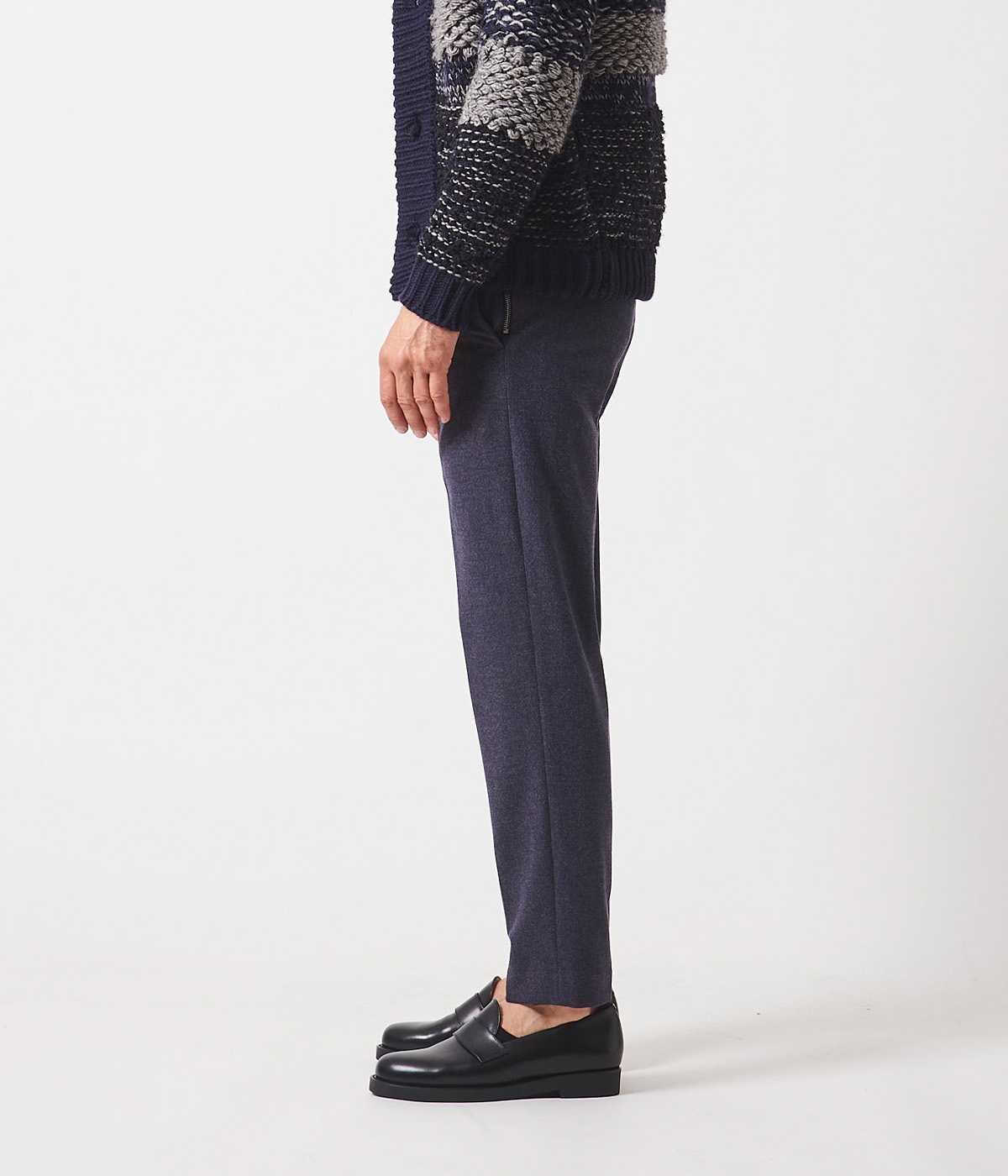 LIGHT WARM SLIM STREPE PANTS | junhashimoto（ジュンハシモト