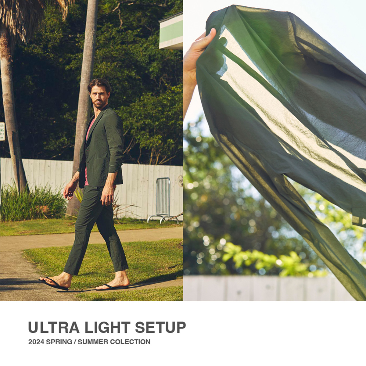 究極のサマーライトジャケット “ULTRA LIGHT JACKET