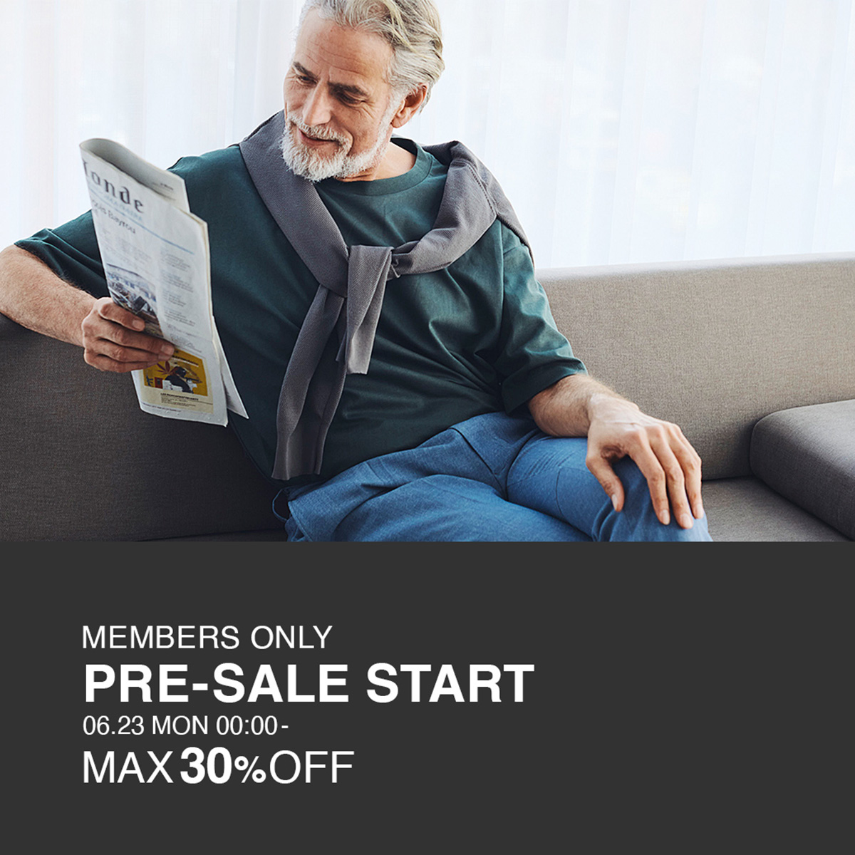 【会員限定】junhashimoto PRE-SALEスタート