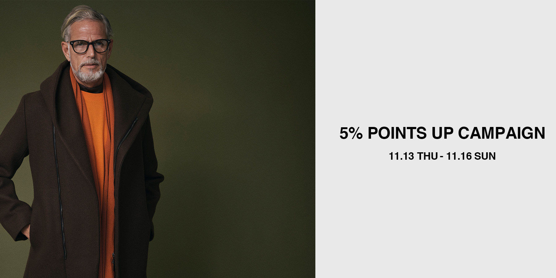 【4日間限定】junhashimoto ポイント5％UPキャンペーン開催